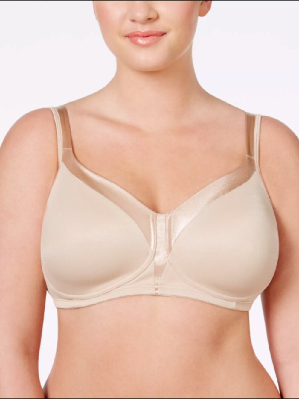 Playtex 18 Hour Silky Soft Smoothing Cool & Breathable Wireless Bra White